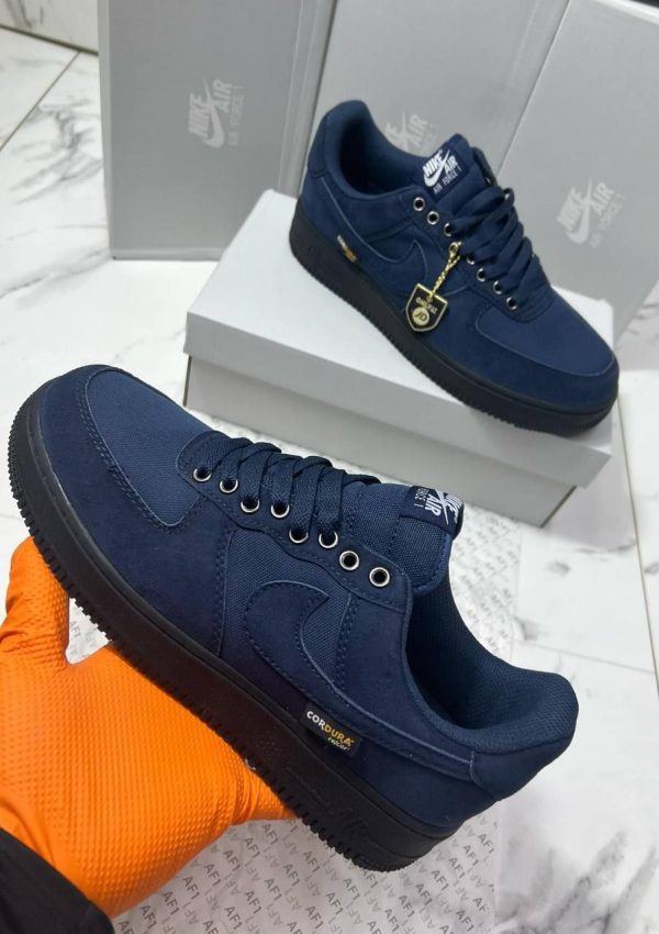 Nike Air Force 1 '07 Low Dark Obsidian Cordura Sneakers