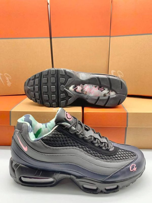 Nike Air Max 95 Corteiz Pink Beam Aegean Storm Men Trainers