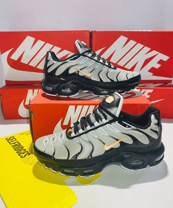 Nike Air Max Plus Wolf Grey Orange Trainers For Men's