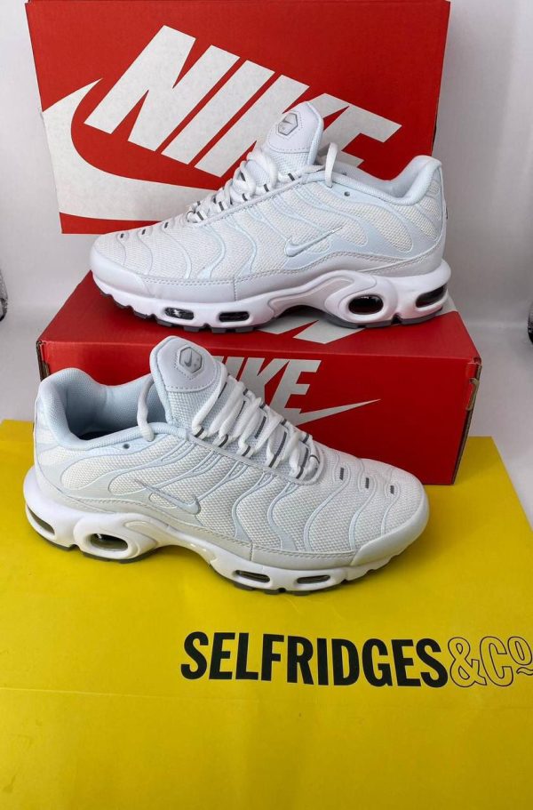 Nike Air Max Plus White Pure Platinum Trainers For Men's