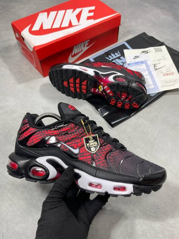 Nike TN Air Max Plus in Black & Red Color For Men's Trainers