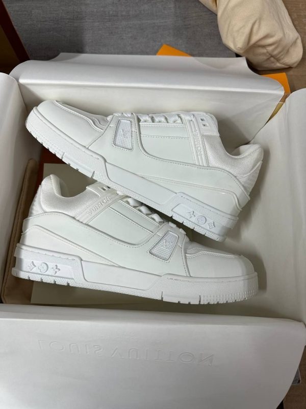 Louis Vuitton LV White Mens Trainers