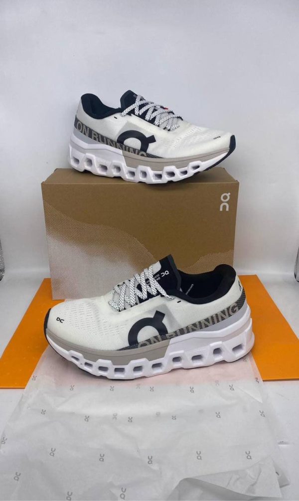 On Cloud Running Cloudmonster 2 White Frost Trainers For Men's