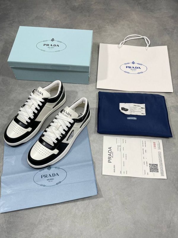 Prada Milano Downtown Leather Trainers