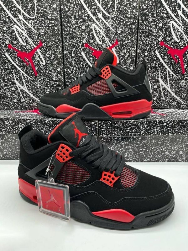 Nike Air Jordan 4 Retro Red Thunder Trainers