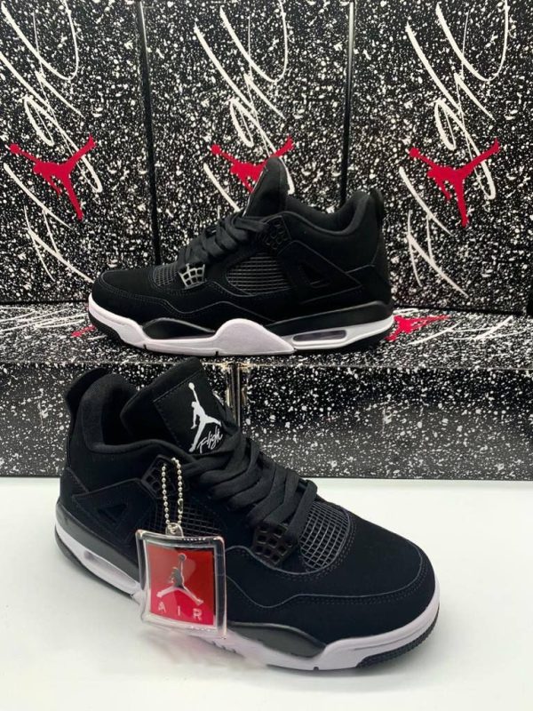 Nike Air Jordan 4 Black Cat Canvas Trainer