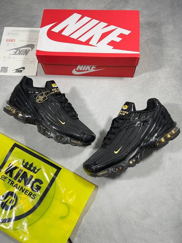 Nike Air Max Plus 3 Black or Volt Yellow Trainers For Men's