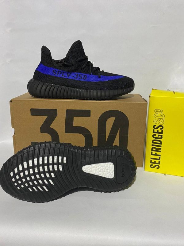 Adidas SPLY 350  Comfort Trainer In Black & Blue Line