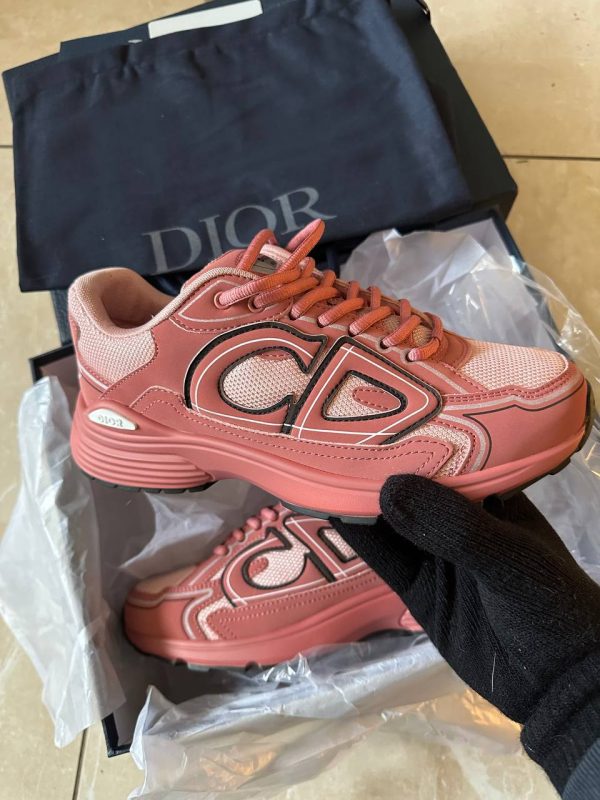 Christian Dior B30 Sneaker Comfort Trainer Joggers In Pink Color