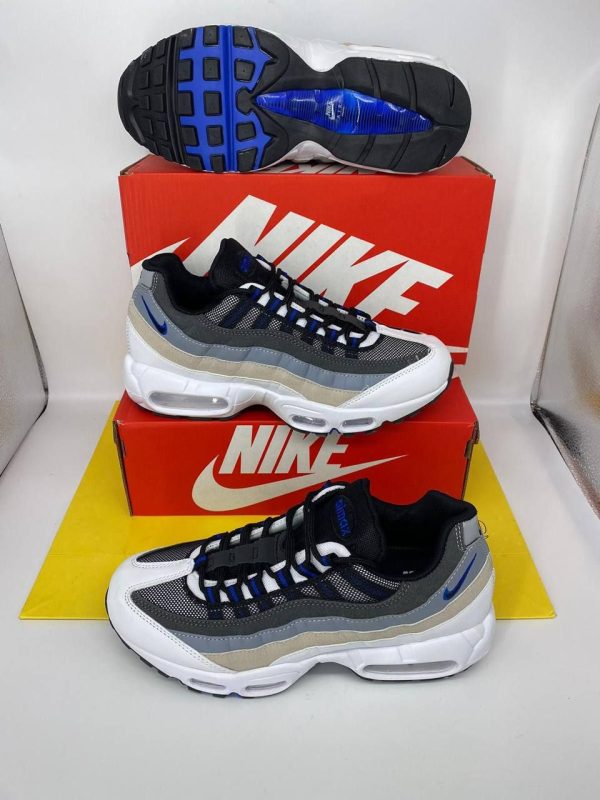 Nike Air Max 95 Blue and Black Anthracite Cool Grey Men Trainers