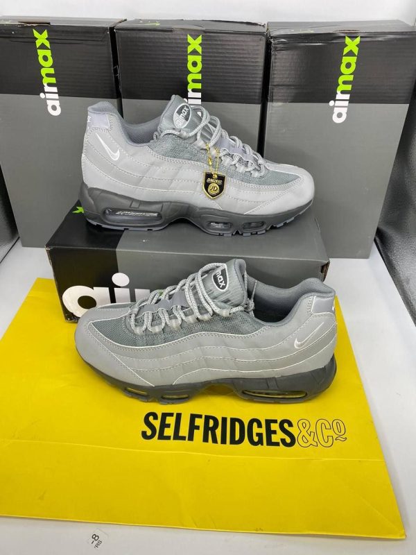 Nike Air Max 95 Wolf Grey and White Men's Trainers