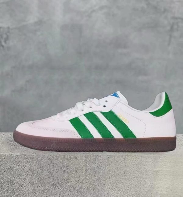 Adidas Samba OG Trainers For Women's White and Green