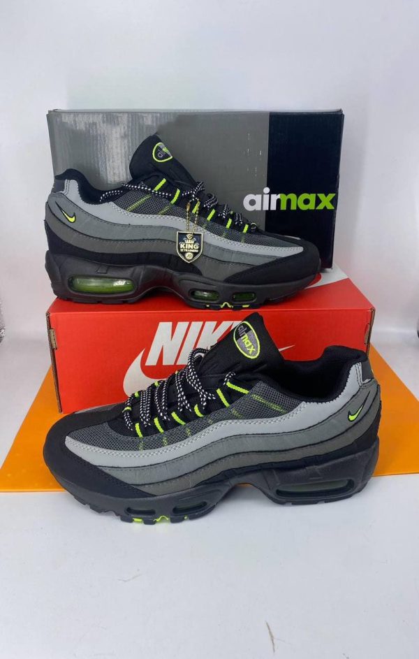 Nike Air Max 95 Iron Grey and Black Trainers For Men's