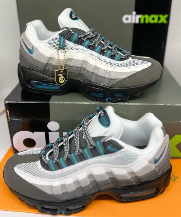 Nike Air Max 95 Baltic Blue and White Trainers For Men's