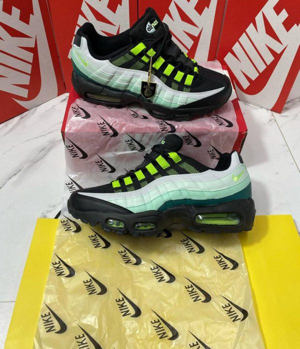 Nike Air Max 95 Denham Black Volt Summit White Trainers For Men's