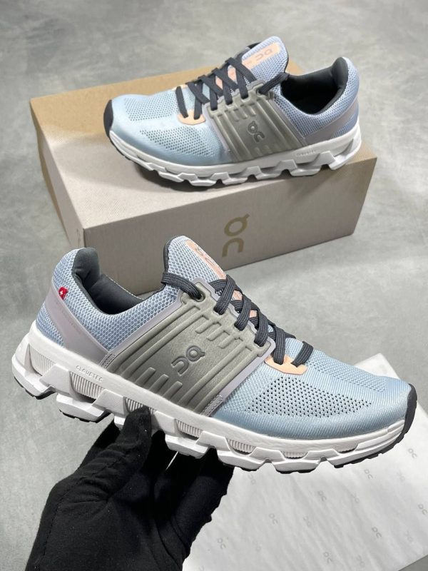 On Running Cloudswift 3 Low Top Sneakers In Blue Fabric Women's Trainers