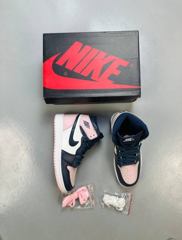 Nike Air Jordan 1 Retro Pink & White Women's Trainers
