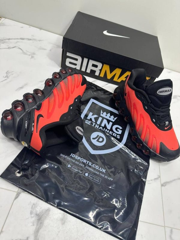 Nike Air Max DN8 Trainers Black Gym and Red Grey For Men's