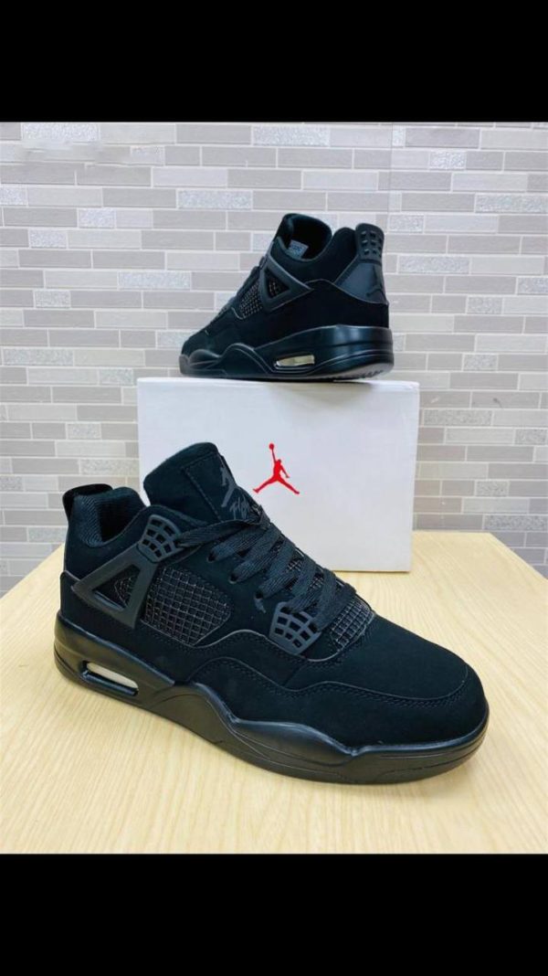 Nike Air Jordan 4s Black Cat Women's Sneakers