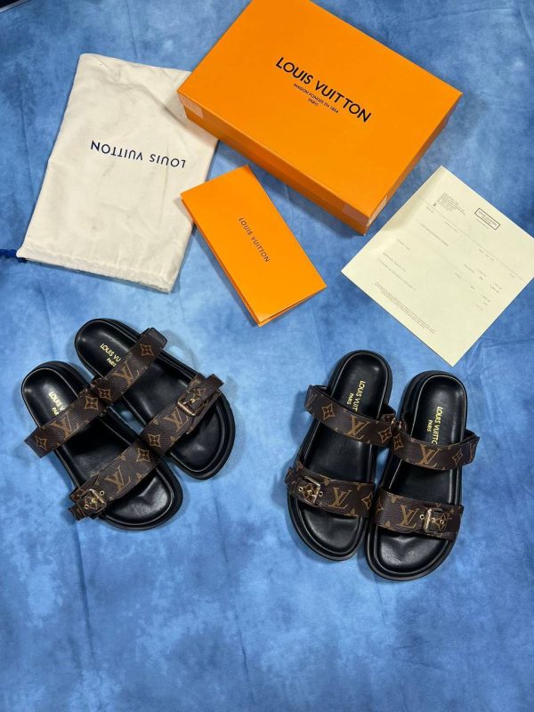 Louis Vuitton Women's Bom Dia Flat Mules Sliders