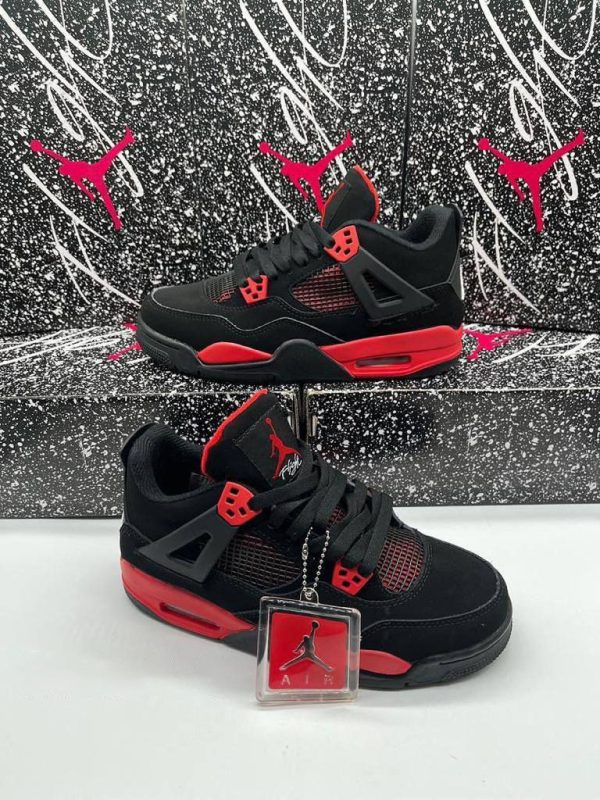 Nike Jordan 4 Women's Red & Black Thunder Trainers