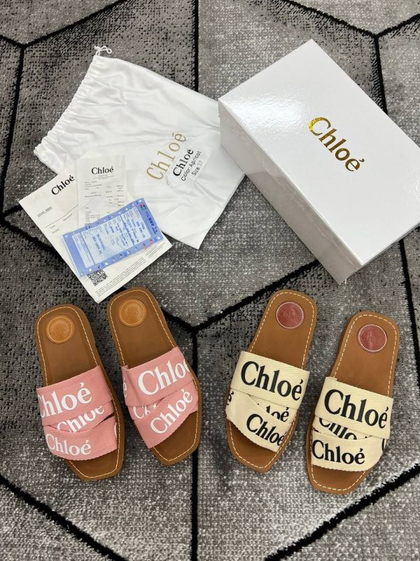 Chloe Woody Sliders For Womens in 2 Colors