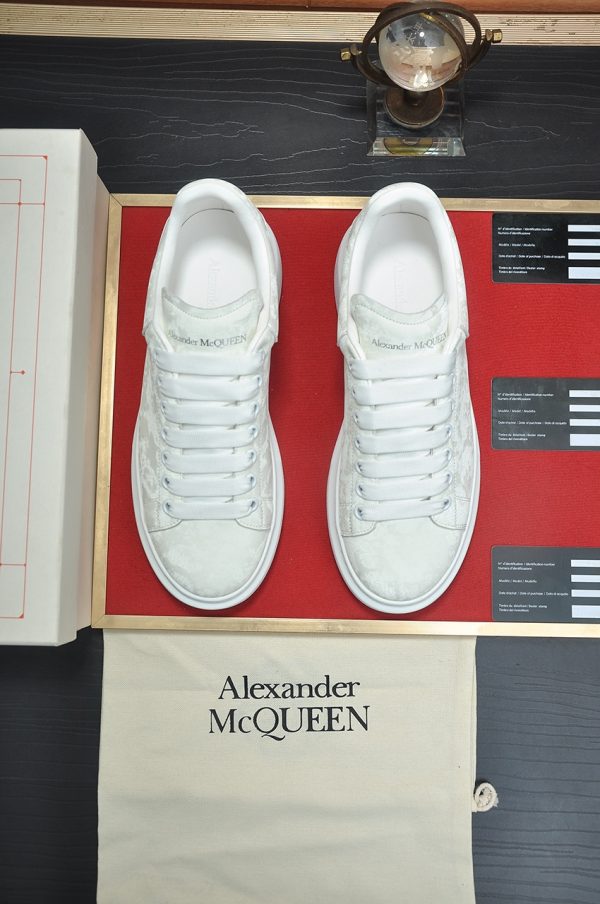 Alexander McQueen Oversized Textured Leather Sneaker In Different Colors