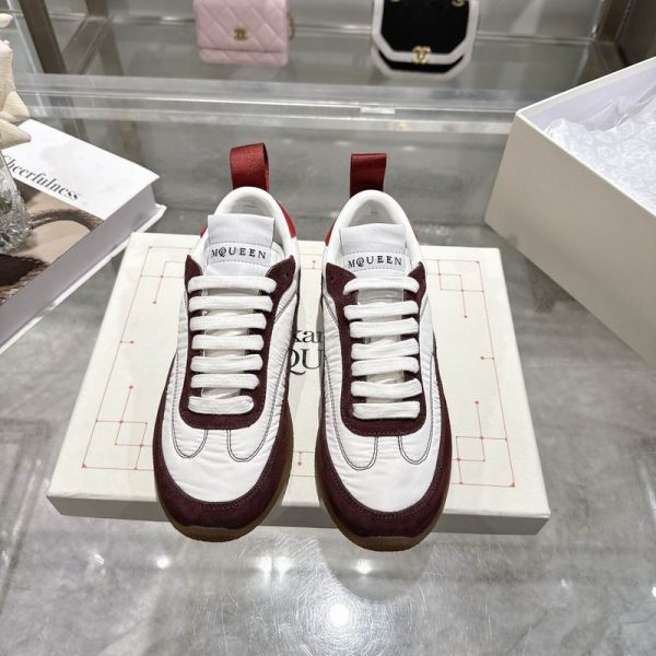 Alexander McQueen Deck Plimsoll In Contrast Suede Edition Sneakers