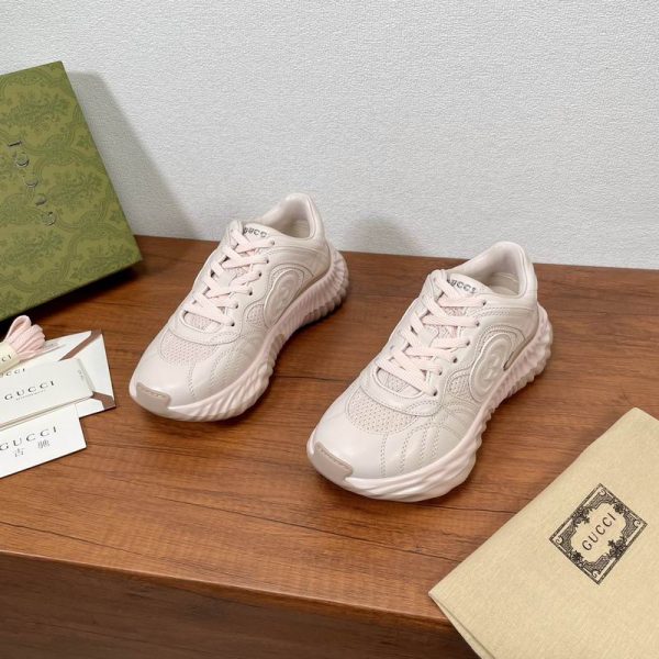 Gucci Ripple Sneakers With Chunky Wavy Sole