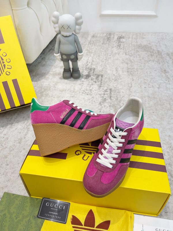 Gucci Gazelle Wedge Sneakers In Multiple Colors
