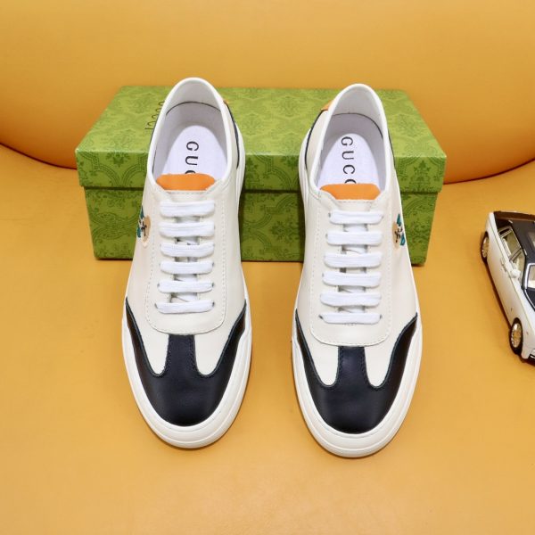 Gucci "Innocent" Embroidered Bear Sneakers
