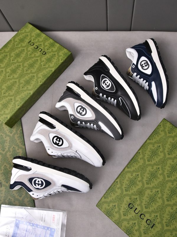 Gucci Low Top Interlocking GG Trainers In Multiple Colors