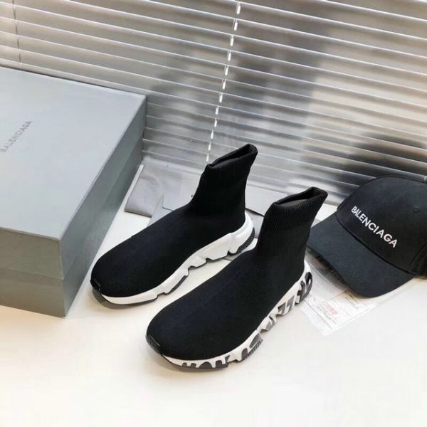 Balenciaga Speed Graffiti Trainers With Ergonomic Sole