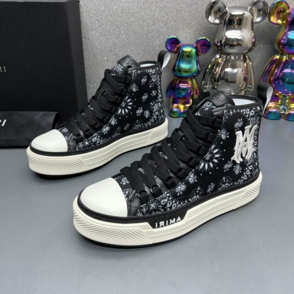 Amiri Bandana Denim MA-1 Sneakers In 2 Colors