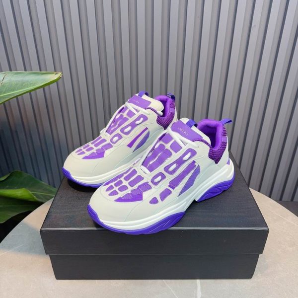 Amiri Purple Bone Runner Sneakers