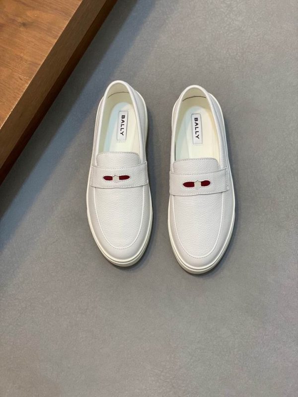 Bally Raise Sneakers With Red Embroidered Detailing In 2 Colors