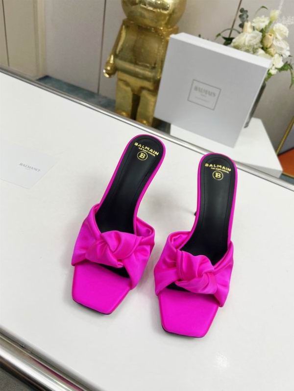 Balmain Rue Saint Honoré Stiletto Heels With Butterfly Tie In Multiple Colors