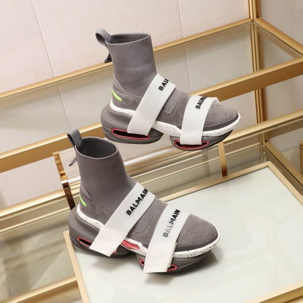 Balmain B Bold Boots With Thick Sole In 2 Colors