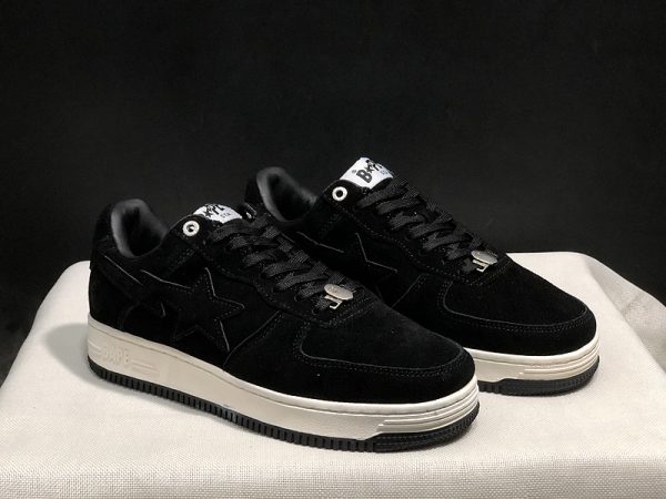 Bape Low Top Sneakers With Chunky Sole In Black