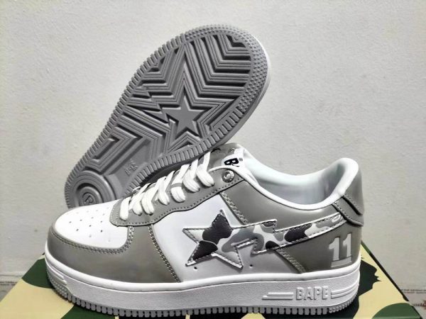 Bape A Bathing Ape Sta Low Top Sneakers With Star Logo In 2 Color
