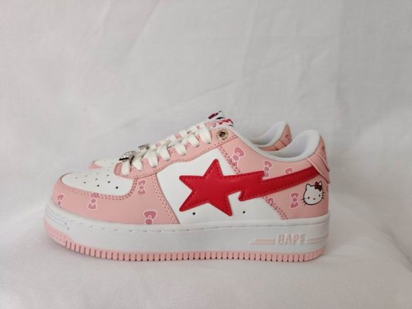 Bape A Bathing Ape Sta Low Top Paint Splatter Sneakers In 2 Colors