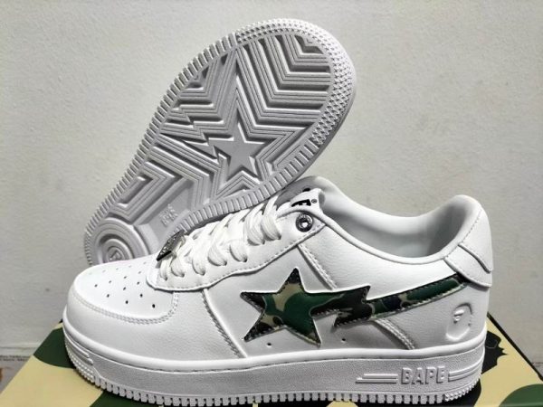 Bape A Bathing Ape Sta Low Camo Sneakers In 2 Colors