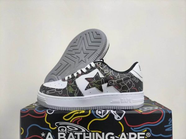Bape x Medicom Toy Sta Low M2 Camo Sneakers In 2 Colors