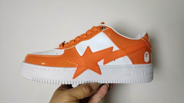 Bape A Bathing Ape Sta Enlarged M2 Patent Sneakers In Different Colors