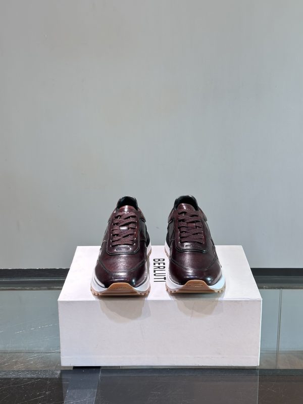 Berluti Fly Leather Sneaker In 2 Colors