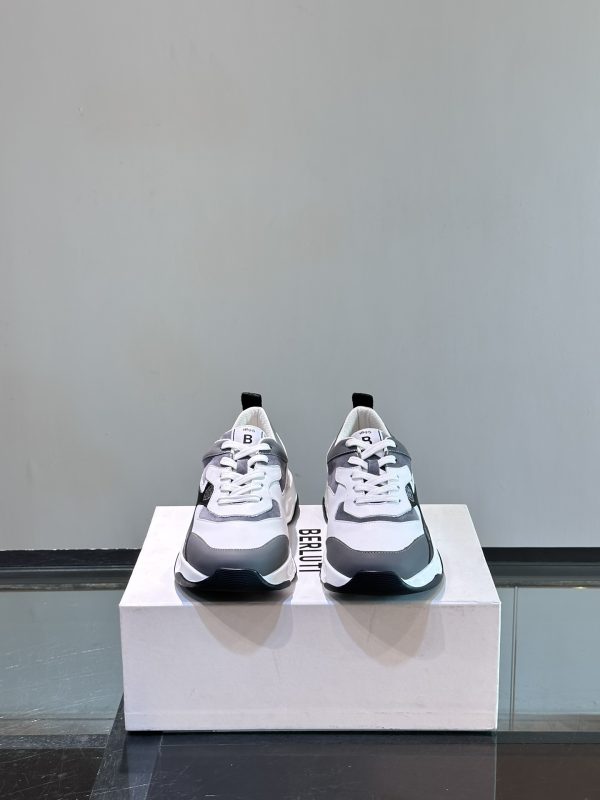 Berluti Fly Low Top Leather Sneakers In 2 Colors