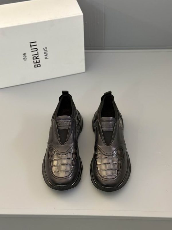Berluti Edge Slip On Sneakers In Different Colors