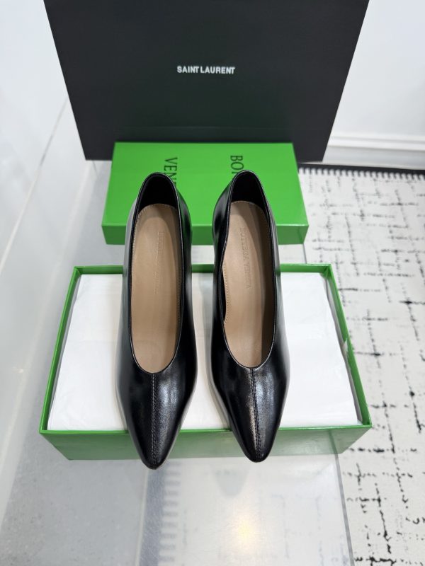 Bottega Veneta Black Sofia Heels