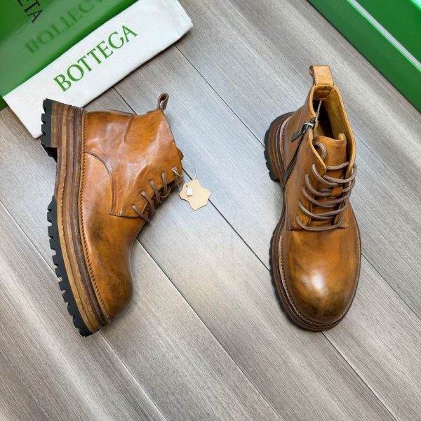 Bottega Veneta Lug Lace Up Ankle Boots In Different Colors