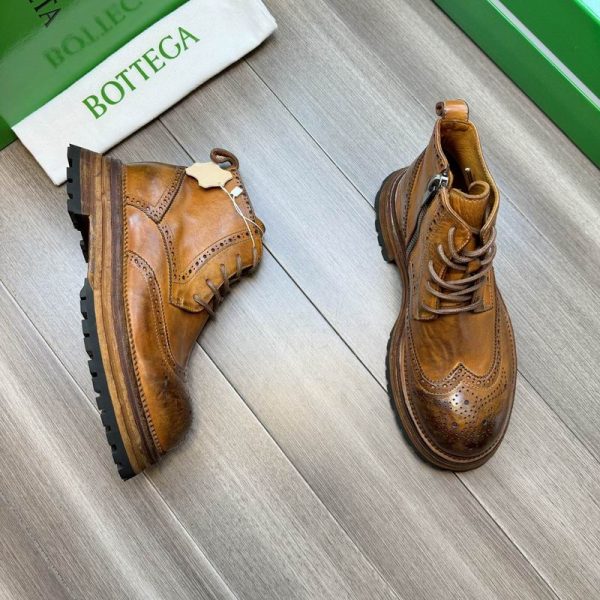 Bottega Veneta Lug Brogue Lace Up Ankle Boots In Different Colors